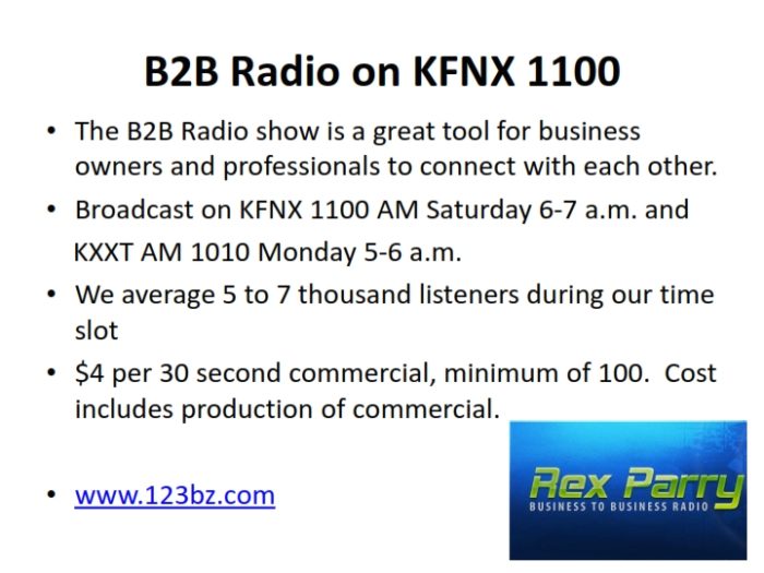 b2b radio kfnx 1100