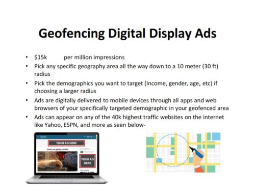 geofencing digital display