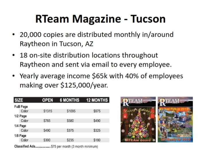 rteam magazine tucson
